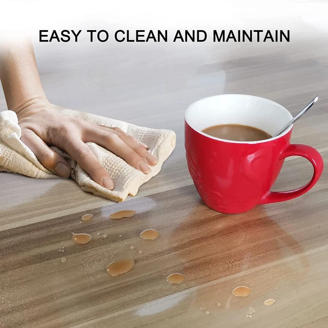 Alt view image 6 of 7 - Office Chair Mat for Hard Floors - 45''×53'',Heavy Duty Clear Wood/Tile Floor Protector PVC Transparent