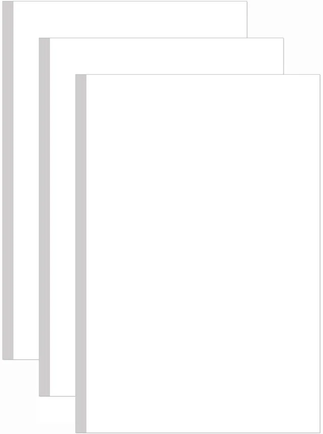 Main image of (3-Pack) 11" x 17" Blank Print Paper, 135Sheets/270Pages Blank Loose-Leaf Paper, Ledger Size Printing in Office, 100gsm Blank Paper