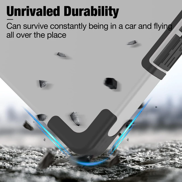 Alt view image 3 of 7 - Toughest Clipboard with Storage, Clip Boards 8.5x11 with Pen Pouch Rubber Corner, Heavy Duty, Extra Nylon Pouch, High Capacity, Organization Box Case for Contractor Trucker Driver, Letter Size