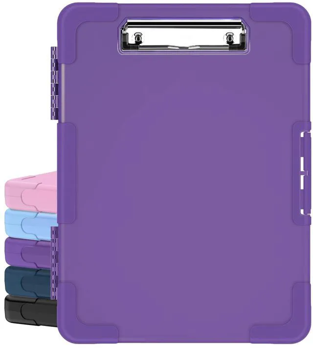 Main image of Toughest Clipboard with Storage, Clip Boards 8.5x11 with Pen Pouch Rubber Corner, Heavy Duty, Extra Nylon Pouch, High Capacity, Organization Box Case for Contractor Trucker Driver, Letter Size