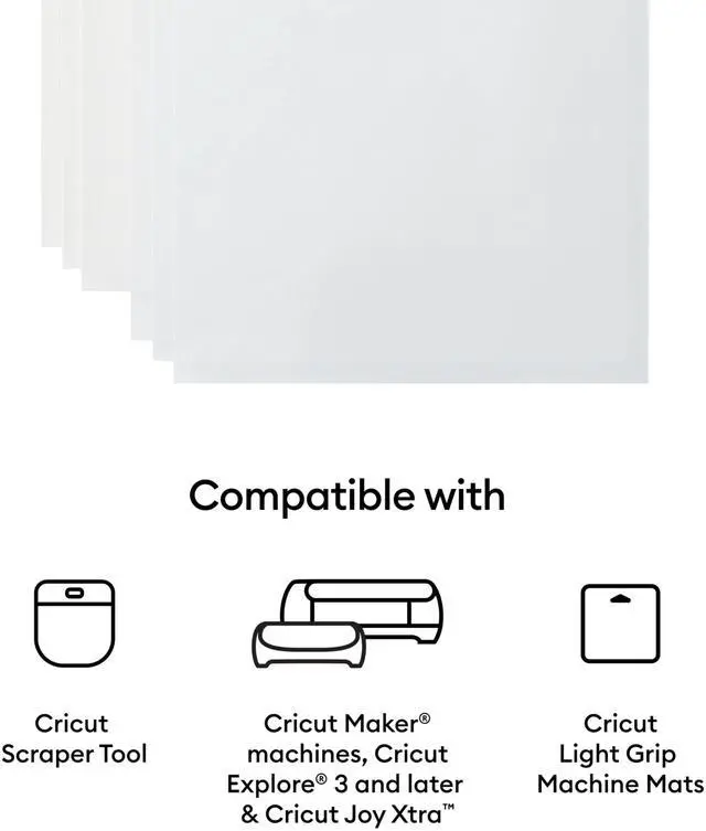 Alt view image 7 of 7 - Waterproof Sticker Paper (20 White Sheets, 8.5x11) Printable Stickers For Inkjet Printer - Works with Joy Xtra, Explore, & Maker Machines