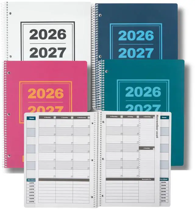 Main image of Academic Planner 2026-2027 Student Planner 8.5 x11 White