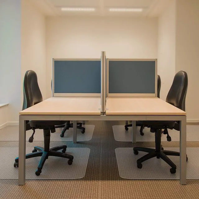 Alt view image 5 of 7 - Desk Chair Mat for Carpet, 51'' x 63'' Rectangle Transparent Mats for Chairs Good for Desks, Office and Home, Easy Glide, Protects Floors for Low and No Pile Carpeted Floors