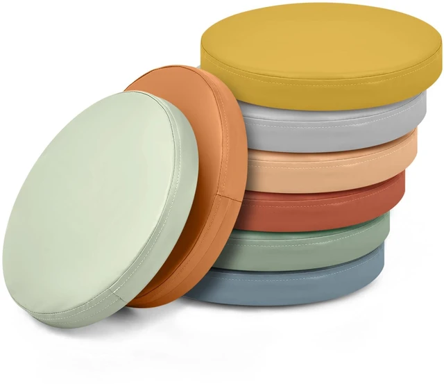 Main image of 8 Pcs Floor Cushions Kids, Boho Color, 13.8 x 13.8 x 2 Inch Extra Thick 2" Flexible Seating Classroom, Assorted Colored Floor Pillow, Soft Round Cushions for Kids Students Office School