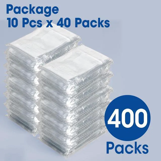 Alt view image 6 of 6 - 400 Pcs Vertical Badge Holders, Waterproof ID Badge Holder, Clear ID Card Holder with Resealable Zip for Proximity Cards, RFID, Credit Cards