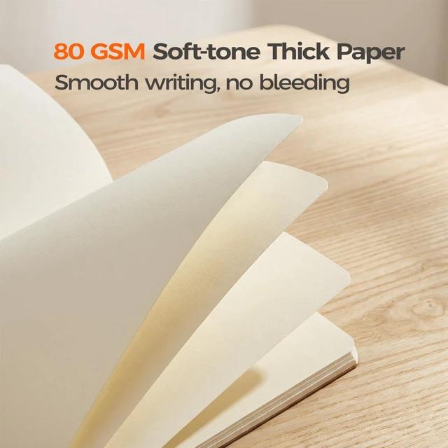 Alt view image 4 of 7 - 200 Pack Blank Kraft Notebooks A5, Wholesale Bulk Unlined Journals 80gsm Paper, 60 Pages, 8.3x5.5 Inches Softcover For School, Office, Events & Institutional Supply