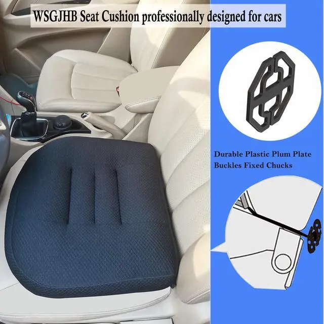 Alt view image 4 of 7 - Comfort Seat Cushion Pillow for Office Chair/Car Chair Cushions Car Booster Seat Cushion, Butt, Tailbone, Back, Coccyx, Short People Adult Booster Chair Cushions Relief Pad