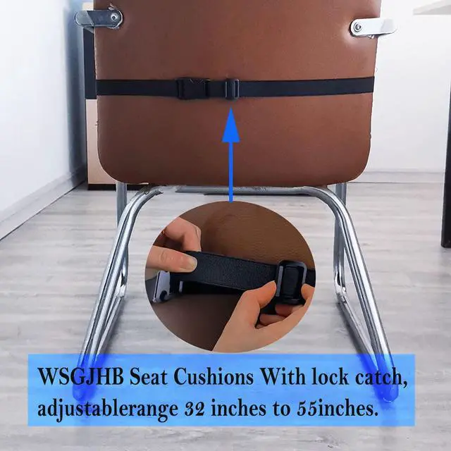 Alt view image 5 of 7 - Comfort Seat Cushion Pillow for Office Chair/Car Chair Cushions Car Booster Seat Cushion, Butt, Tailbone, Back, Coccyx, Short People Adult Booster Chair Cushions Relief Pad