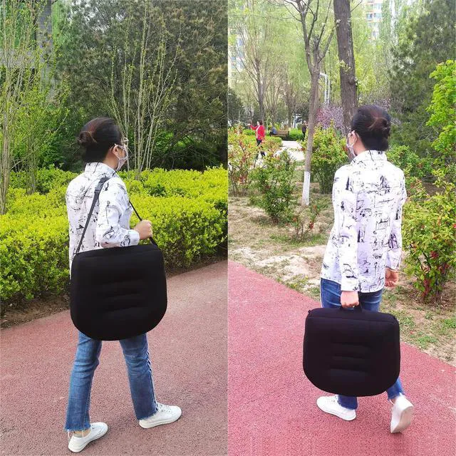 Alt view image 2 of 7 - Comfort Seat Cushion Pillow for Office Chair/Car Chair Cushions Car Booster Seat Cushion, Butt, Tailbone, Back, Coccyx, Short People Adult Booster Chair Cushions Relief Pad