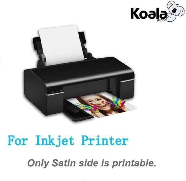 Alt view image 5 of 7 - Photo Paper Resin Coated 11x17 In Satin Photo Printer Paper 72lb for Inkjet Printer Water-Resistant Semi Gloss 50 Sheets