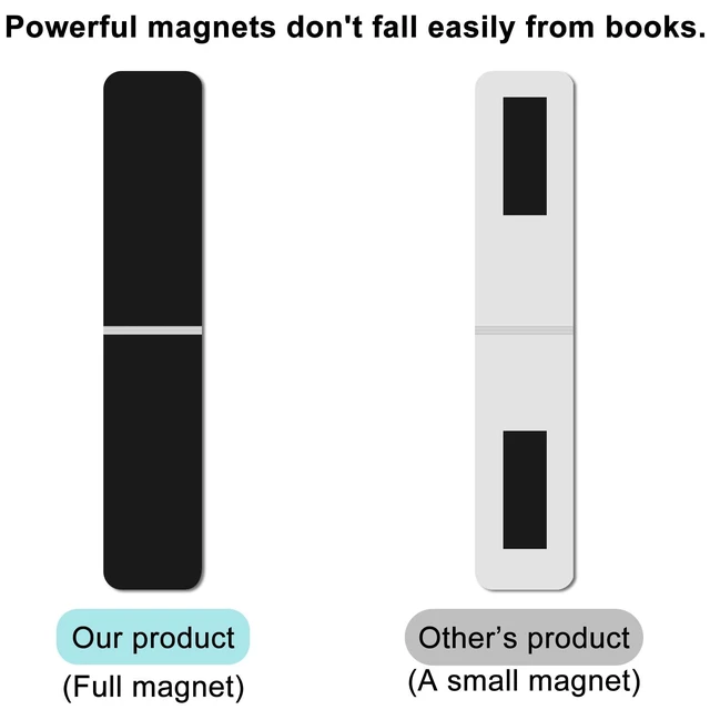 Alt view image 3 of 7 - 15 Pieces Bookmarks, Magnetic Bookmarks for Women, Page Markers for Students (Pack of 2)