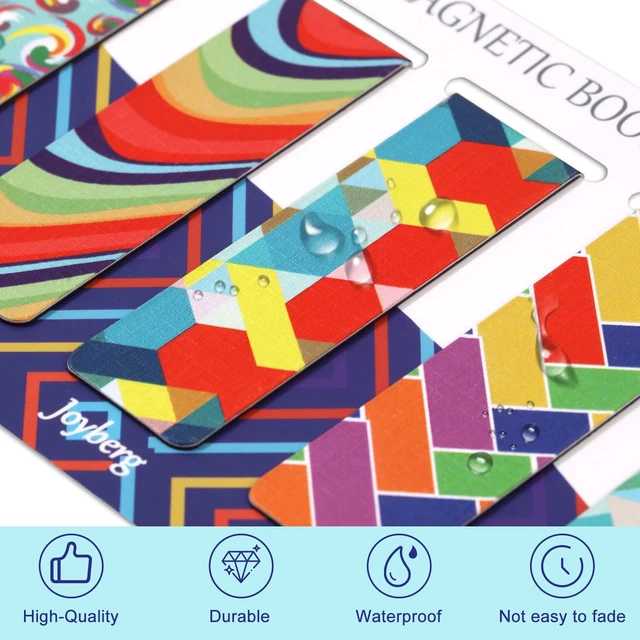 Alt view image 4 of 7 - 15 Pieces Bookmarks, Magnetic Bookmarks for Women, Page Markers for Students (Pack of 2)