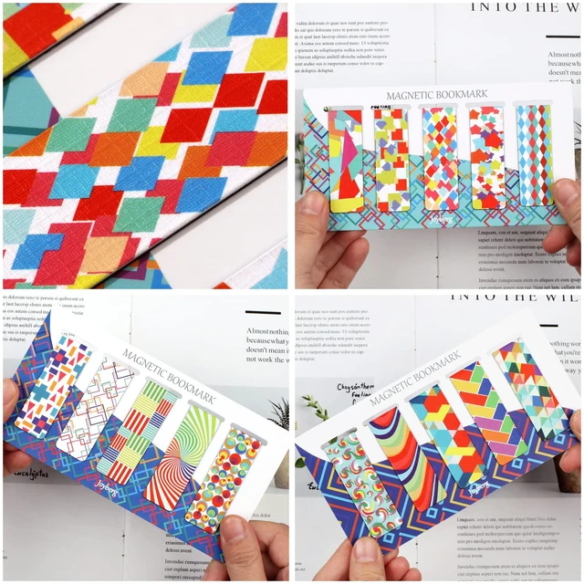 Alt view image 6 of 7 - 15 Pieces Bookmarks, Magnetic Bookmarks for Women, Page Markers for Students (Pack of 2)