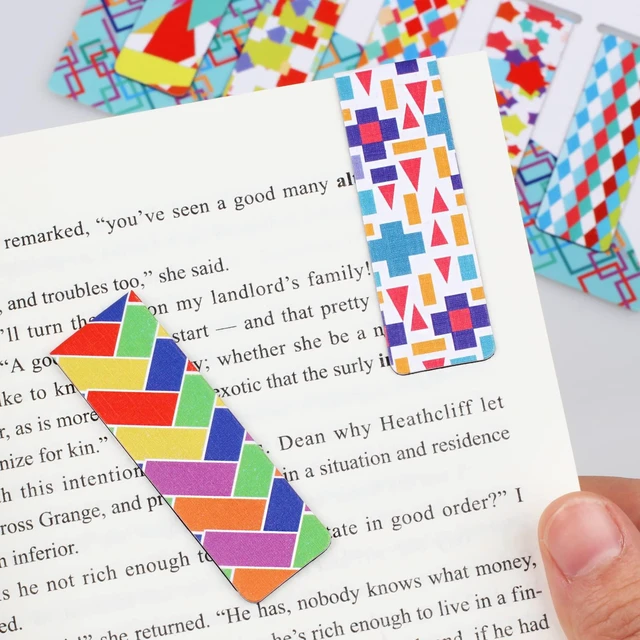 Alt view image 7 of 7 - 15 Pieces Bookmarks, Magnetic Bookmarks for Women, Page Markers for Students (Pack of 2)