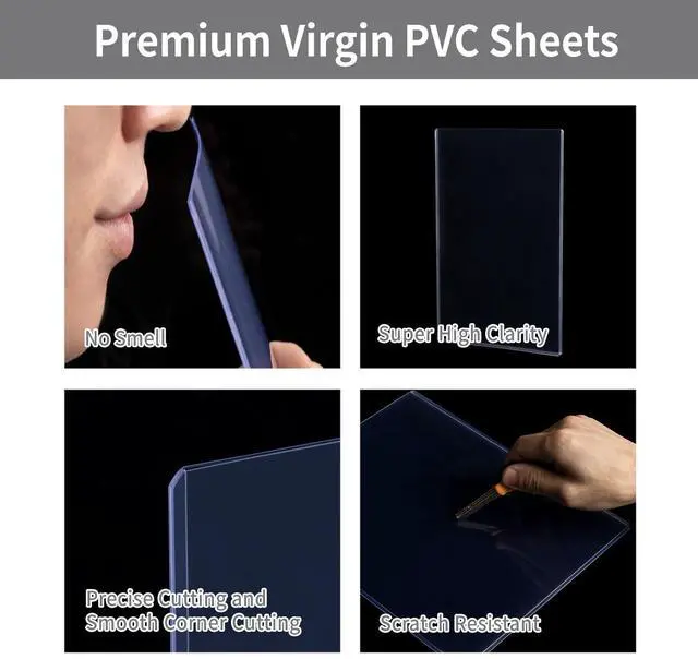 Alt view image 3 of 7 - 25-Pack 8.5 x 11 Inch Document-Toploaders - Premium Document Topload Holders, Crystal Clear Document Top loaders, Hard Plastic Page Sheet Protectors for Photos, Prints, Menu Covers and Work Papers