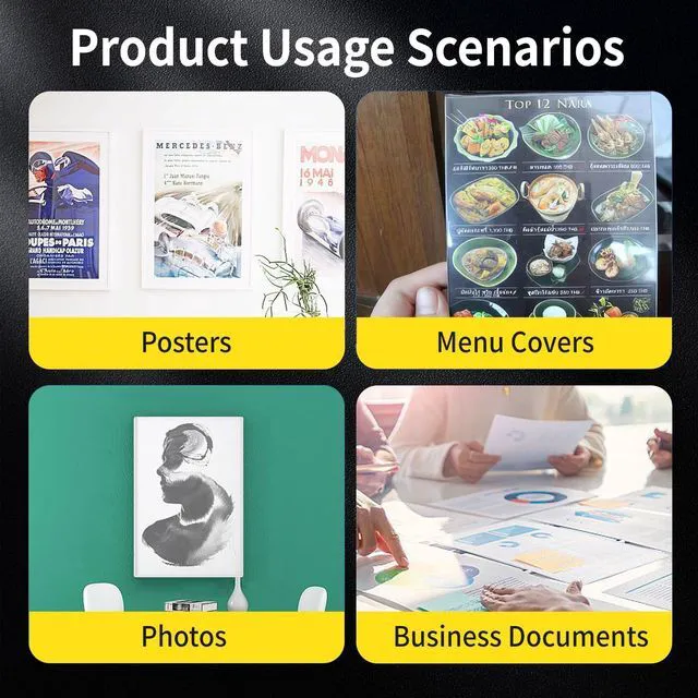 Alt view image 7 of 7 - 25-Pack 8.5 x 11 Inch Document-Toploaders - Premium Document Topload Holders, Crystal Clear Document Top loaders, Hard Plastic Page Sheet Protectors for Photos, Prints, Menu Covers and Work Papers