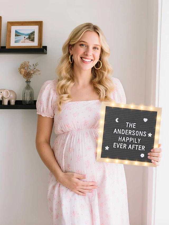 Alt view image 6 of 7 - 10"×10" Felt Letter Board with LED Lights & Stand, First Day of School Sign Wall/Desk Display, 450-Letter, Message Custom Signs Poster Board, Baby/Pregnancy Announcement/Classroom/Birthday Decor, Gray