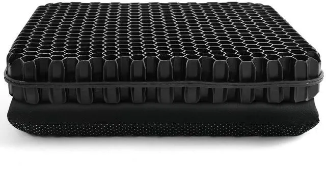 Main image of Gel Seat Cushion for Long Sitting - 16.5" x 14.5" x 2.4" (Extra ThickSoft) Zero Gel Cushions for Pressure Relief, Honeycomb Gel Seat Cushion, Ergonomic Silicone Seat Cushion for People Over 180 lbs