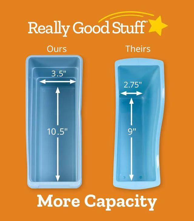 Alt view image 2 of 7 - Durable Book & Binder Holders 12-Pack, Water Folder & File Plastic Holders Ideal for Narrow or Vertical Storage Needs, Instantly Color Code Your Classroom