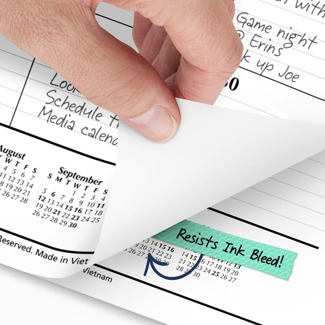 Alt view image 3 of 6 - 2027 Desk Pad Calendar, Monthly Desk Wall Planner, 21.75" x 17", Ruled Blocks, 3 Pack (AZSK240027), White