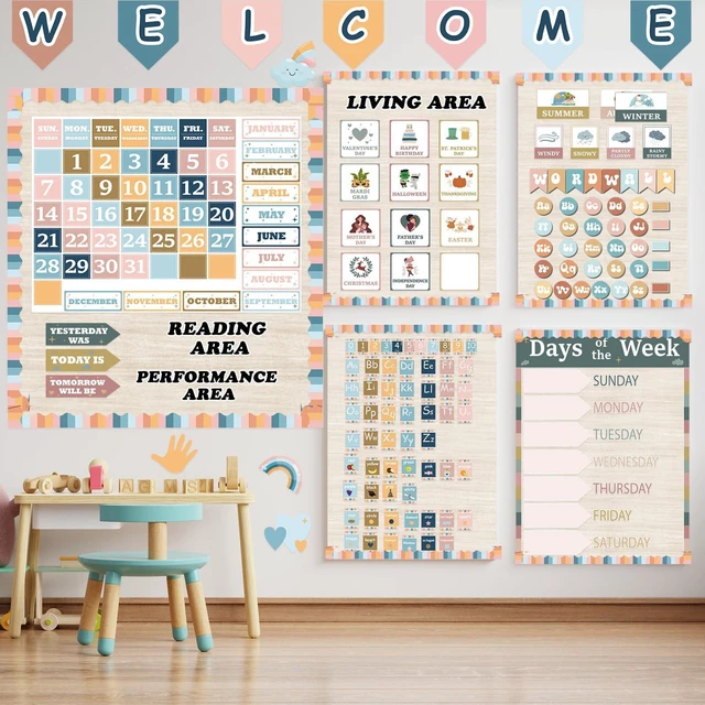 Alt view image 4 of 7 - White Shiplap Bulletin Board Paper Roll,14.8FTx47IN Large Reusable Waterproof Erasable Classroom Wall Background Backdrop, Fade-Resistant Fabric Wrapping Paper School Decors Teacher Supplies