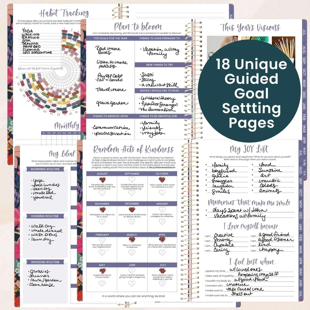 Alt view image 4 of 7 - 2026-2027 Planner - Academic Year (July 2026 - July 2027) Monthly & Weekly Soft Cover Planner for Women - 13 Month Calendar Agenda Book with Stickers - 5.5" x 8.25" - Floral Fiesta