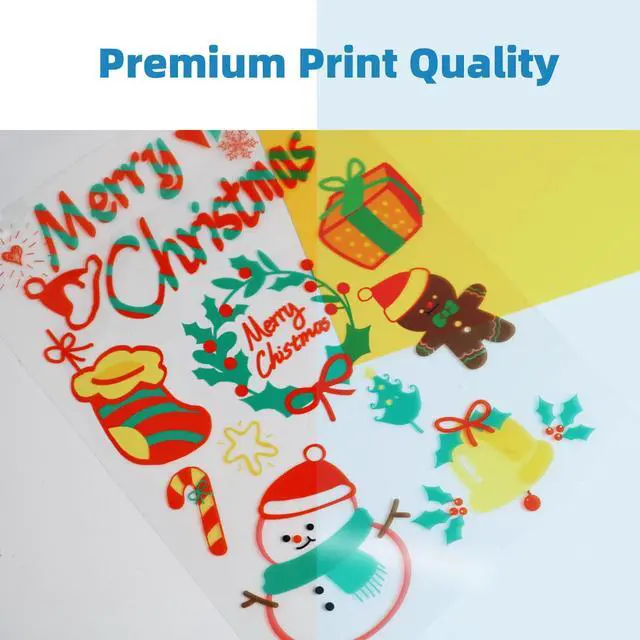Alt view image 5 of 7 - Inkjet Transparency Film 8.5x11 200Sheets OHP Overhead Projector Film for DIY Crafting 100% Clear Transparency Paper For Inkjet Printer (200, 8.5x11)