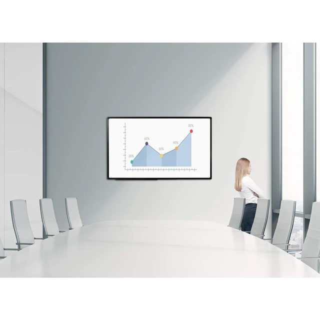 Alt view image 6 of 6 - Magnetic Whiteboard/White Board, Dry Erase Board 48 x 24 Inch, Black Aluminum Frame Wall Mounted Board for Office Home and School