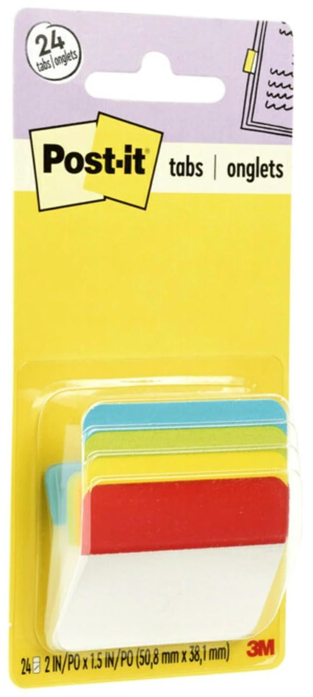 Alt view image 3 of 7 - Tabs 686A-ALYR Filing Angle, 2 in. Wide, Multi-Color, 24-Pack