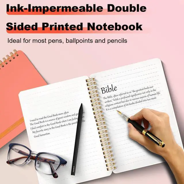 Alt view image 5 of 7 - 12 PCS Spiral Notebook, Spiral Journal Notebook, Notebooks for Work, Note Taking, School, Small Notebooks with Strap, Cute Notebooks for Women