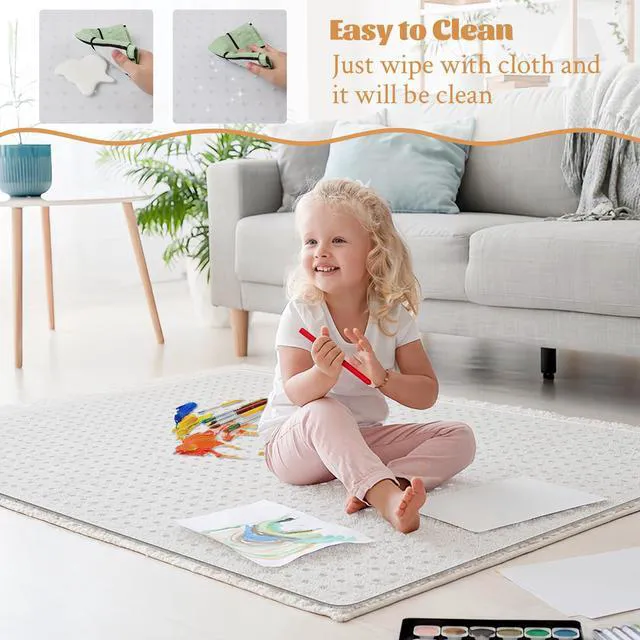 Alt view image 7 of 7 - Office Chair Mat for Carpet, Computer Desk Mat Clear Desk Chair Mat for Home Office Rolling Chair,Heavy Duty Floor Protector-Easy to Clean,Anti-Slip-36 x48 Rectangle