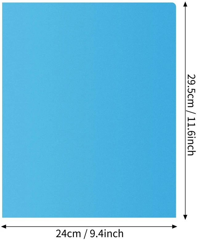 Alt view image 2 of 7 - 32pcs Plastic Folders with Pockets, Heavy Duty Folders with 4 Pockets for Office and School, Letter Size, 8 Assorted Colors