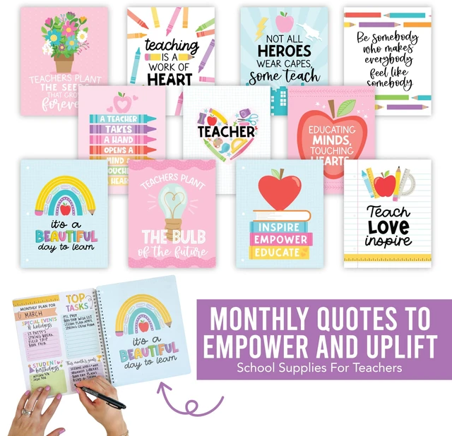 Alt view image 5 of 7 - Teacher Planner 2026-2027 - Undated Lesson Planner Book for Teachers Undated Teacher Planners Notebook, Homeschool Planners 2026-2027, First Year Teachers Must Haves, Teaching Appreciation Gifts