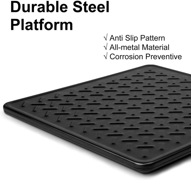 Alt view image 3 of 7 - Shipping Scale, 440LB x 10g High Accuracy Digital Postal Scale Durable Alloy Steel Platform, Heavy Duty Scale for Packages, Luggage, Large Floor Scale Battery and AC Adapter Included