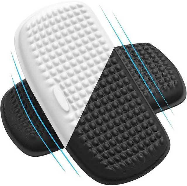 Main image of Elbow Pad for Desk, Large Size Memory Foam Elbow Rest Padding with Non-Slip, Ergonomic Desk Edge Cushion, Armrest Pad Wrist Rest Comfort Support for Office Home (2 Pcs Black)