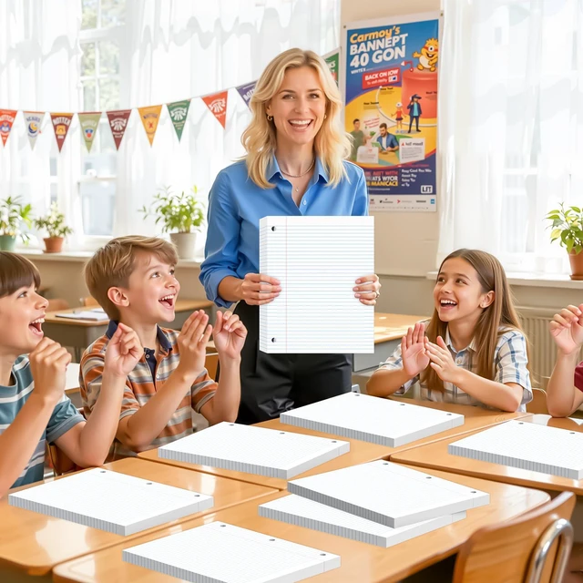 Alt view image 6 of 7 - 780 Sheets Loose Leaf Paper College Ruled, 8x10.5 White Notebook Paper 3 Hole Punched Lined Paper, 3 Ring Binders Notepad, 10-1/2" X 8 Filler Notebook Paper, Writing Paper Pads, School Supplies