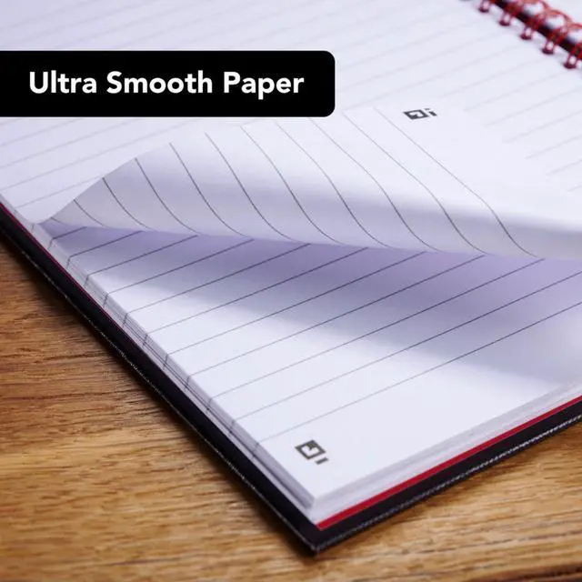 Alt view image 4 of 7 - Notebook, Business Journal, 11" x 8-1/2", 70 Sheets, Ruled, Optik Paper, Scribzee App, Hardcover, Wirebound, (K67030)