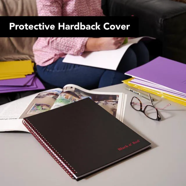 Alt view image 5 of 7 - Notebook, Business Journal, 11" x 8-1/2", 70 Sheets, Ruled, Optik Paper, Scribzee App, Hardcover, Wirebound, (K67030)