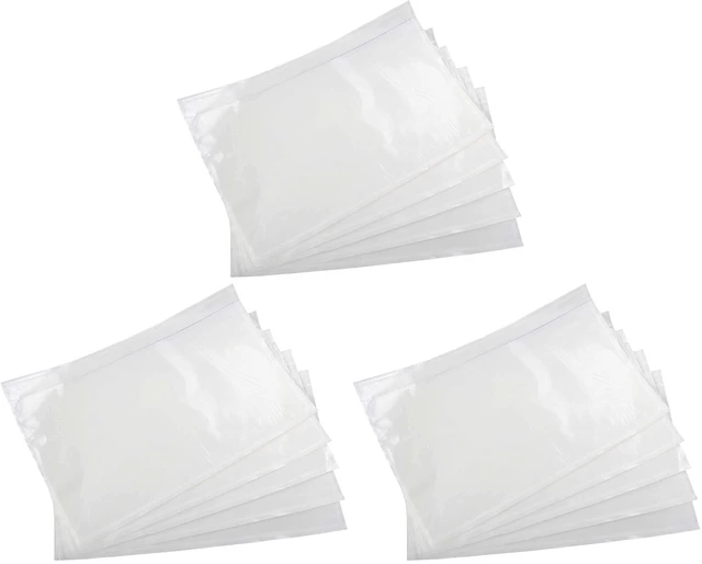 Main image of Clear 7.5'' x 5.5'' Packing List Envelopes, Adhesive Shipping Label Pouches/Sleeves (150 Pack)