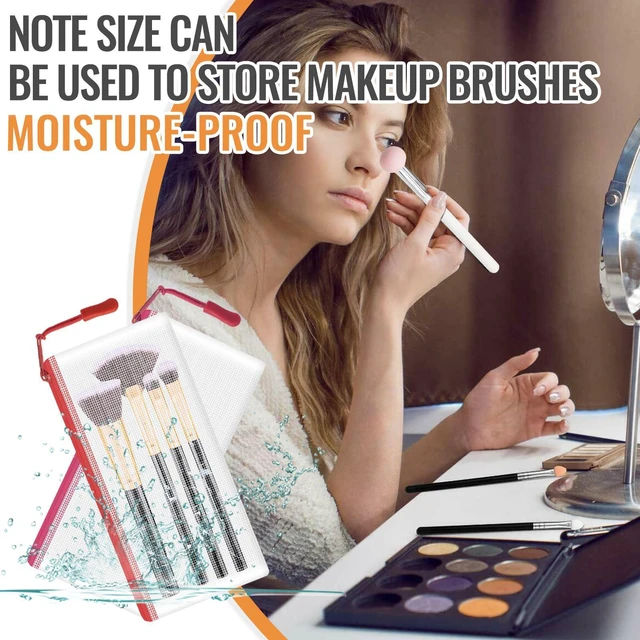 Alt view image 6 of 7 - 24pcs Mesh Zipper Pouch Bags 9.3 x 4.7 Inches, 8 Color Small Clear Pouches Bulk, Travel Cosmetics Organization, Classroom and Office Supplies