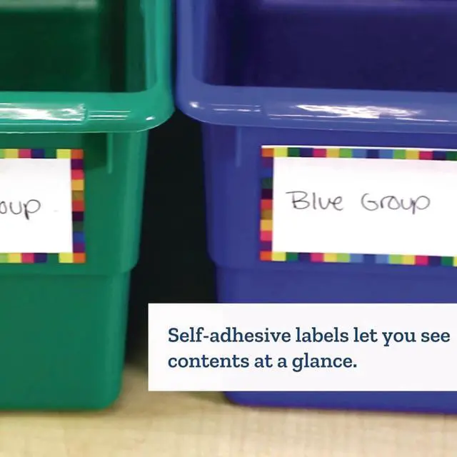 Alt view image 4 of 7 - Durable Book & Binder Holders, 12-Pack, Clear Folder & File Plastic Holders Ideal for Narrow or Vertical Storage Needs, Instantly Color Code Your Classroom