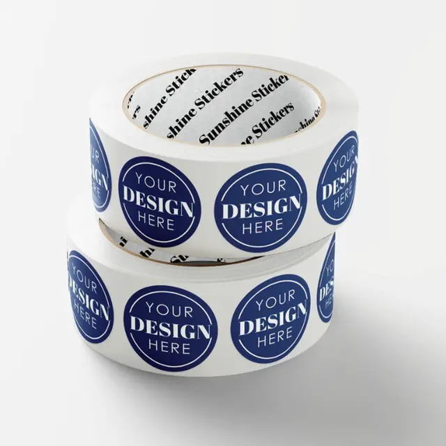 Main image of Customize Your own Stickers/Labels with Any Design and Logo-Personalize Your Business stickers-50+ roll Variety of Shapes, Sizes, Backgrounds, and Text Options
