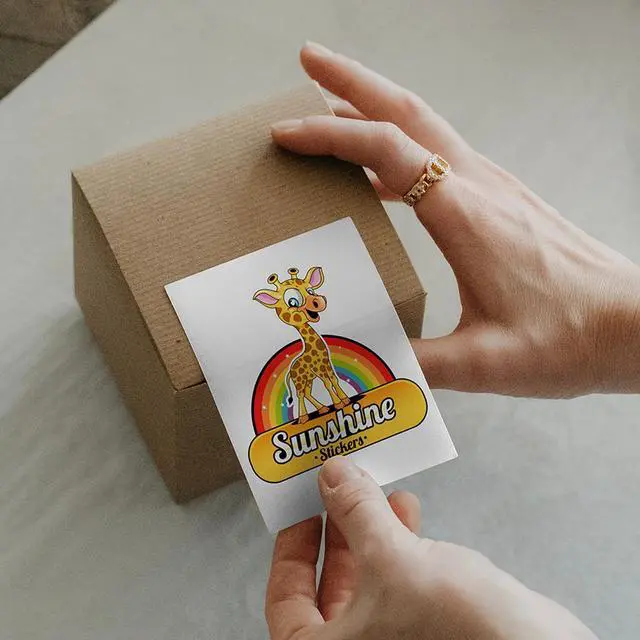 Alt view image 2 of 7 - Customize Your own Stickers/Labels with Any Design and Logo-Personalize Your Business stickers-50+ roll Variety of Shapes, Sizes, Backgrounds, and Text Options