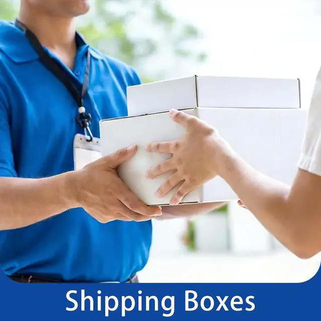 Alt view image 6 of 6 - 12x12x5" Shipping Boxes 25 Pack Corrugated Cardboard Box White 3 Layers, Bulk quantity, Packaging for Small Business, Square Mailer Mailing Packing Supplies, Smooth