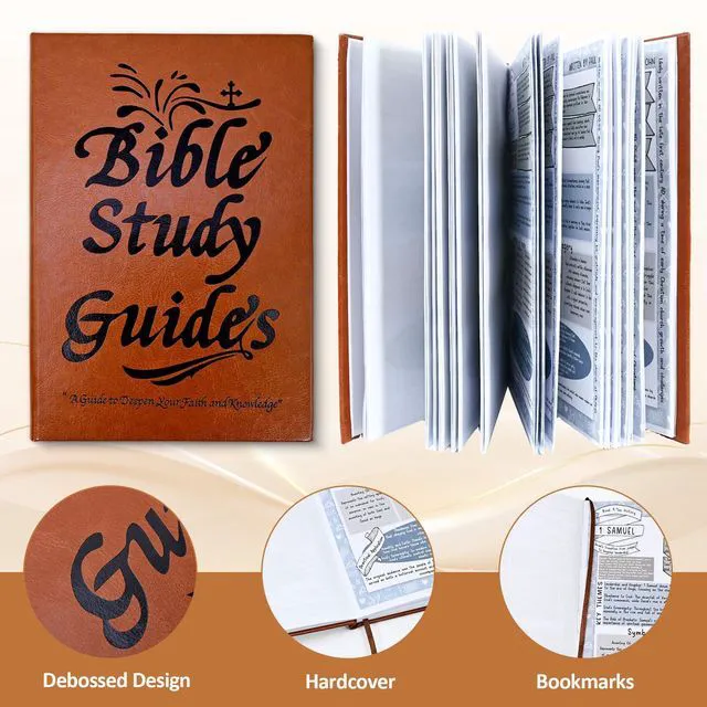 Alt view image 7 of 7 - 66-Page Bible Study Guides and Devotional Journal with Daily Scripture Quotes, Prayer Prompts, Cross-References, and Reflection Guides - A Comprehensive Year-Long Plan and Christian Gift