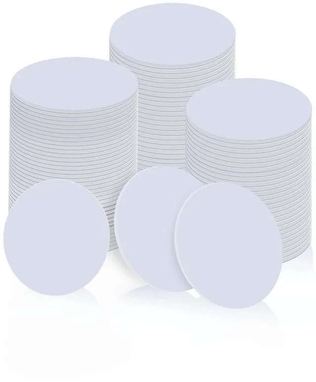 Main image of 100pcs NFC Tags NTAG215 NFC Coins Rewritable White NFC Tag Round 30mm NFC Cards Programable, 504 Bytes Memory NFC Chip, 13.56MHz, Perfect for NFC Enabled Mobile Phones, Gaming, Home Automation