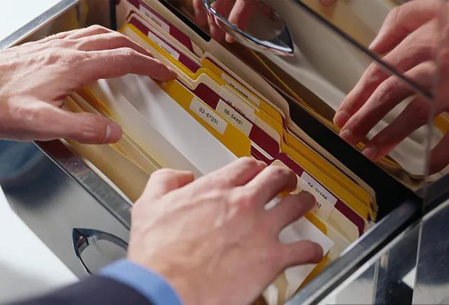 Alt view image 7 of 7 - File Folder, 150 Pack 1/3 Cut Tab File Folders Letter Size, Yellow, Folders with Tab, Great for Organizing and Easy File Storage