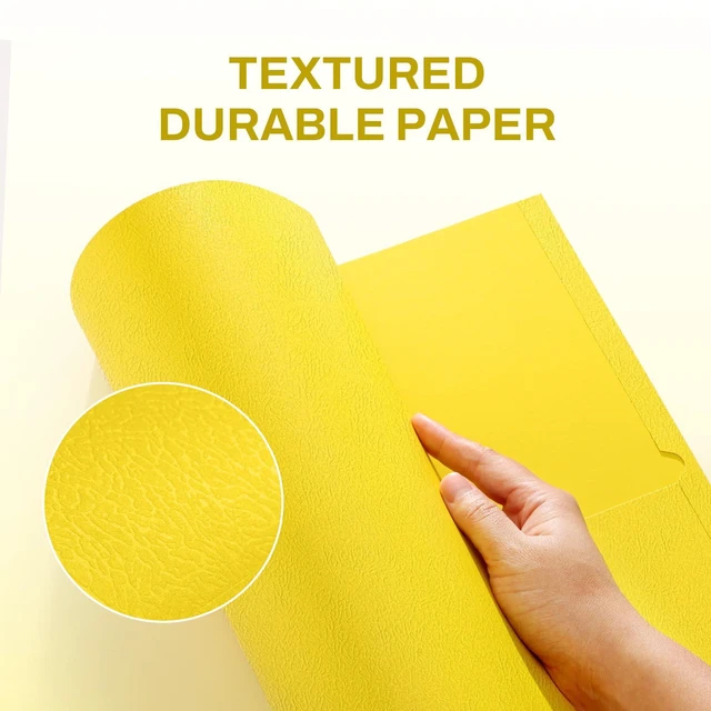 Alt view image 4 of 7 - 2 Pocket Folders with Prongs (25 Pack, Yellow), Paper Folders with 2 Pockets and 3 Prongs Fit Letter Size Paper, Folders with Prongs for School Office Home Business