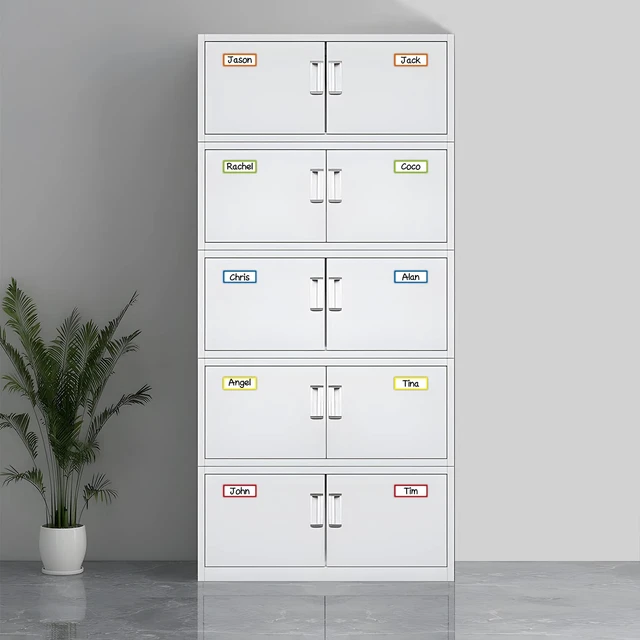 Alt view image 6 of 7 - Colored Border Dry Erase Magnetic Labels 3.1x1.2 Inch, Reusable Magnetic Dry Erase Labels for Classroom Office WhiteboardsPack of 40