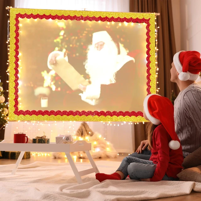 Alt view image 6 of 7 - 140Ft Glitter Scalloped Bulletin Board Borders - 2 Rolls Red & Gold Rolled Border Trim with Wavy Line Design, Shiny Decorative Roll for School, Classroom & Office
